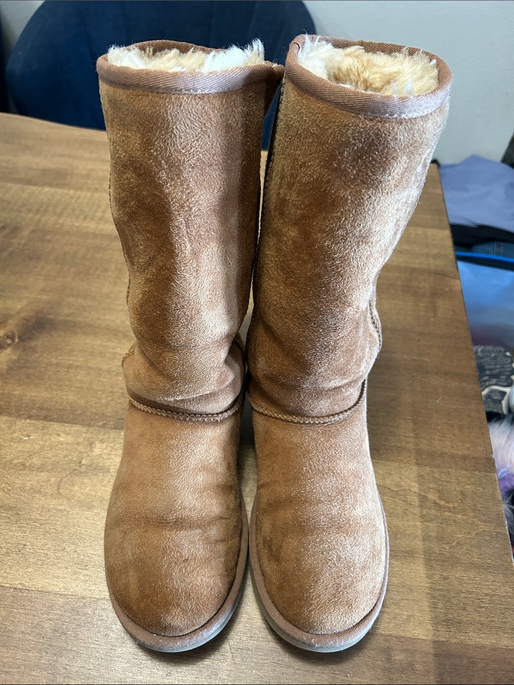 UGG Women's Tall Shearling-Lined Boots - Chestnut Brown